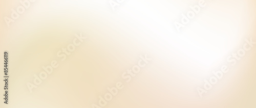 Smooth beige wavy gradient background. Soft silky ecru liquid wallpaper. Warm color splash texture for banner, flyer, presentation, graphic design, leaflet. Abstract blur wavy backdrop cover. Vector