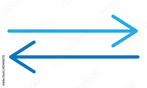 Transfer icon. Exchange arrow icon. Exchange arrow icons - Swap icon with two arrow. 11:11