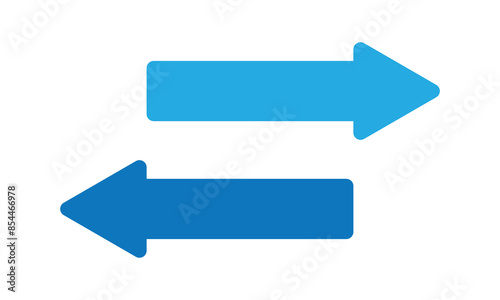 Transfer icon. Exchange arrow icon. Exchange arrow icons - Swap icon with two arrow. 11:11