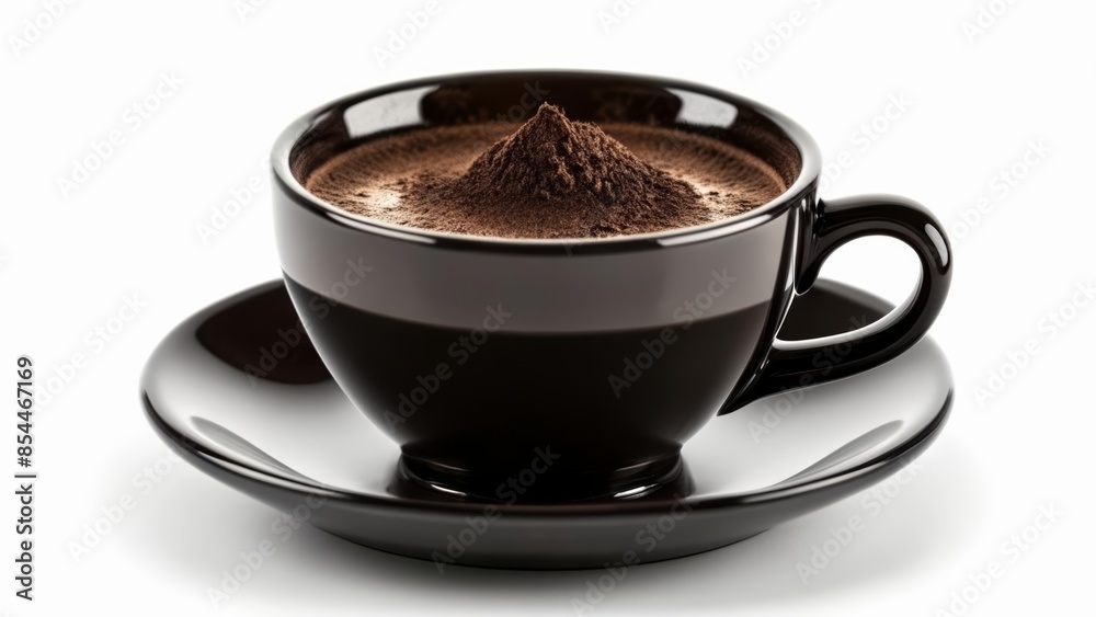Fototapeta premium Elevate your morning with a luxurious cup of coffee