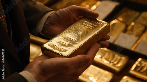 A gold reserve report being presented to international investors. Gold Reserve