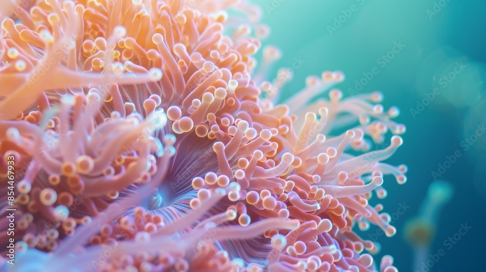 stunning close-up of coral polyps. undersea background concept for designer stunning close-up of coral polyps. undersea background concept for designer
