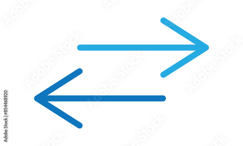 Transfer icon. Exchange arrow icon. Exchange arrow icons - Swap icon with two arrow. 11:11