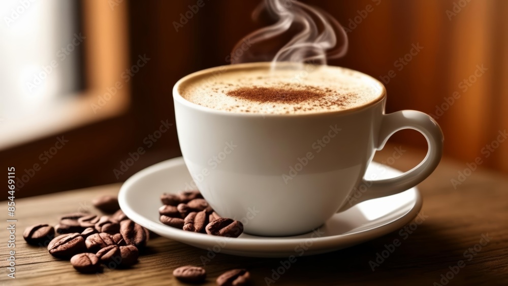 Fototapeta premium Warm and cozy coffee moment