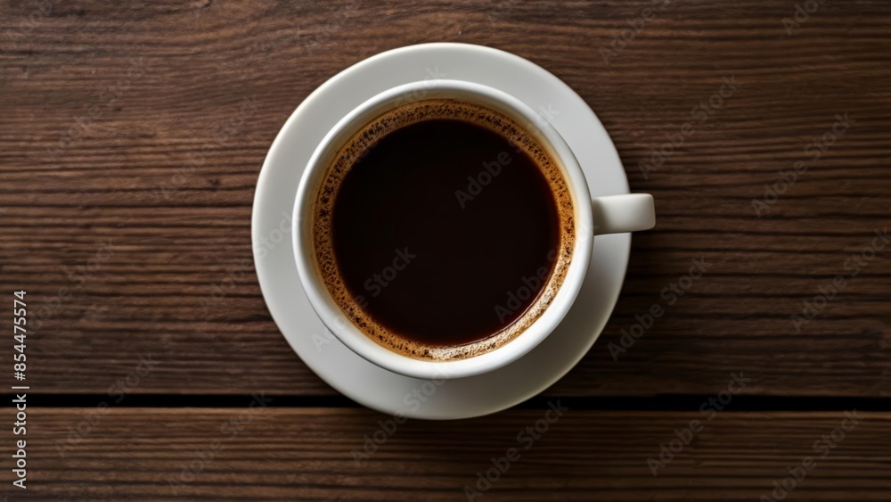 A moment of tranquility with a cup of coffee A moment of tranquility with a cup of coffee