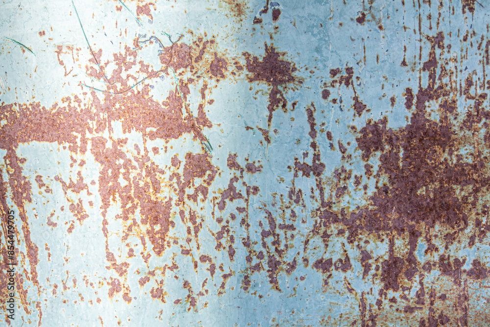 Metal sheet painted with gray color with rust. Empty deformed metal wall texture background. Distorted grunge gray metal sheet with rust. Empty gray background for minimal style designs. Metal sheet painted with gray color with rust. Empty deformed metal wall texture background. Distorted grunge gray metal sheet with rust. Empty gray background for minimal style designs.