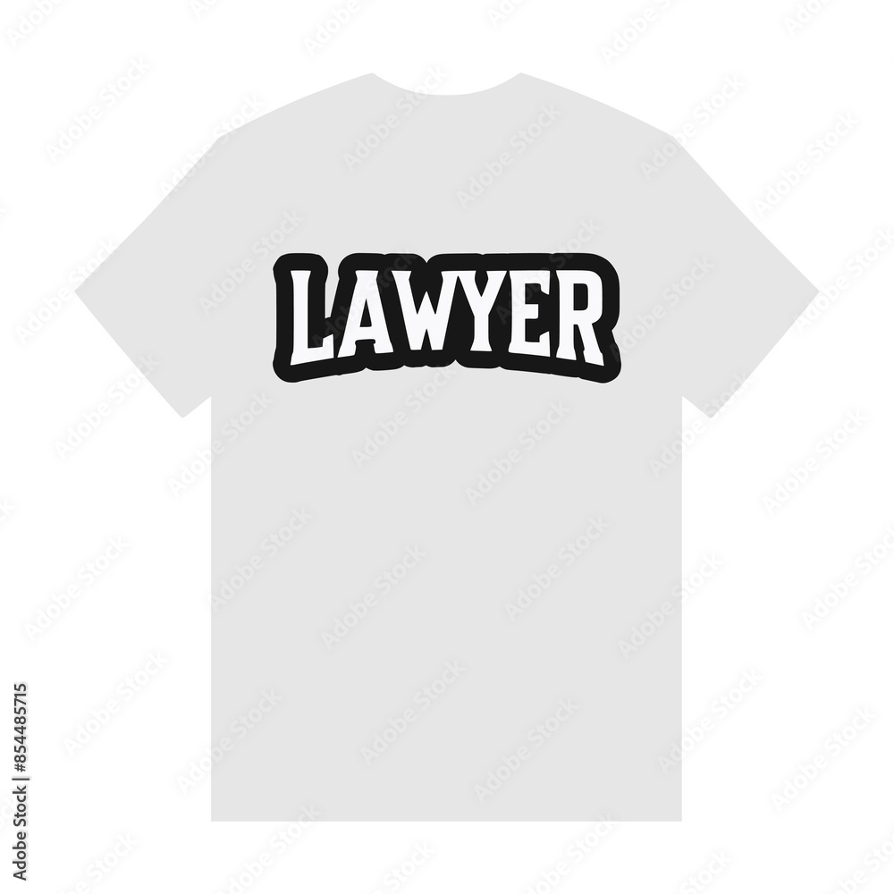 lawyer text fashion tshirt sticker vector illustration template design lawyer text fashion tshirt sticker vector illustration template design