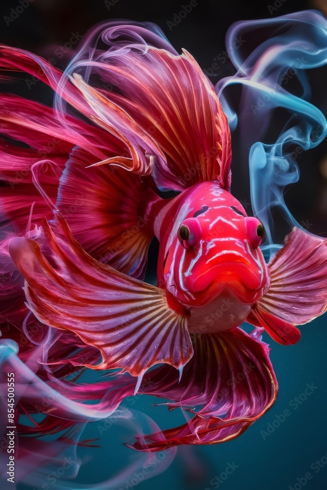 Obraz premium fighting fish