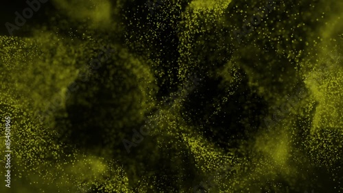 Abstract Particles Background Animation 3D