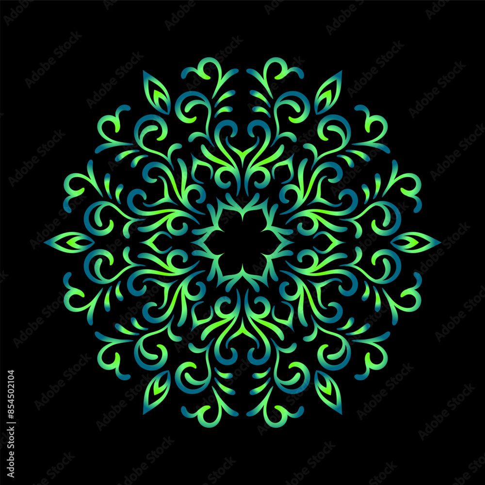 luxury ornamental mandala design background, Decorative ornamental Mandala in ethnic oriental style, Vintage decorative elements