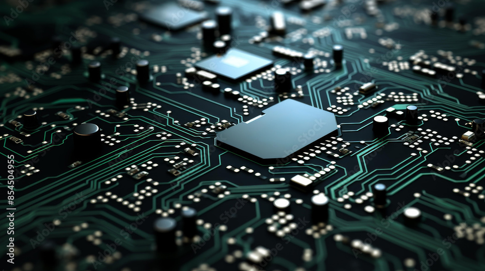 A modern and sleek circuit board pattern with a minimalist design and clean lines, perfect for tech enthusiasts. A modern and sleek circuit board pattern with a minimalist design and clean lines, perfect for tech enthusiasts.