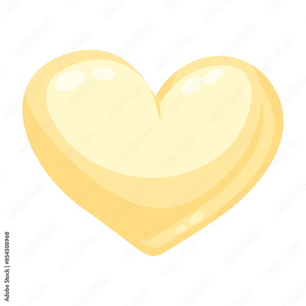 Hand drawn heart illustration on white background Hand drawn heart illustration on white background