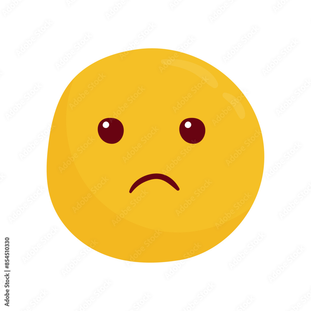 Hand drawn emoji illustration on white background Hand drawn emoji illustration on white background