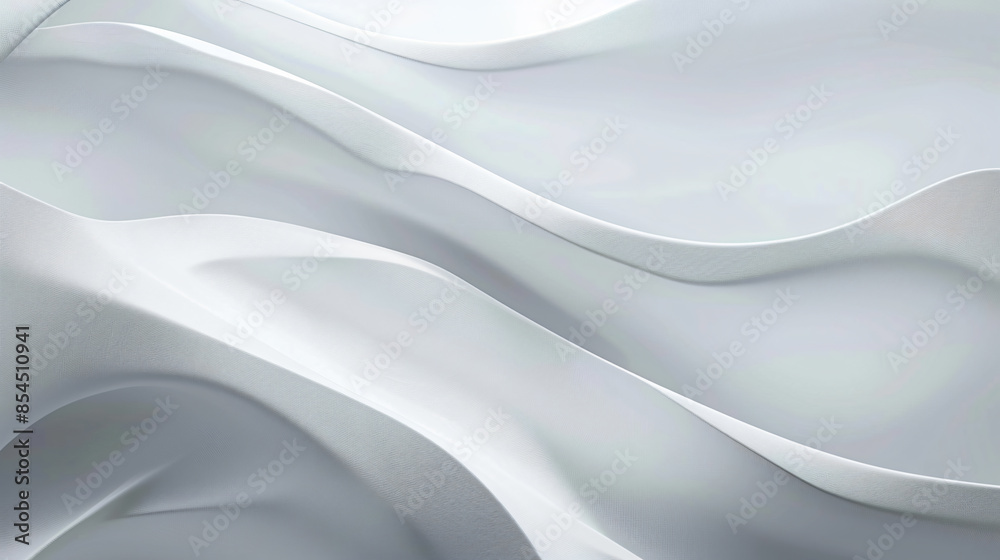 Abstract white background with smooth lines and gradients, soft light and shadow effects, elegant silver color scheme Abstract white background with smooth lines and gradients, soft light and shadow effects, elegant silver color scheme