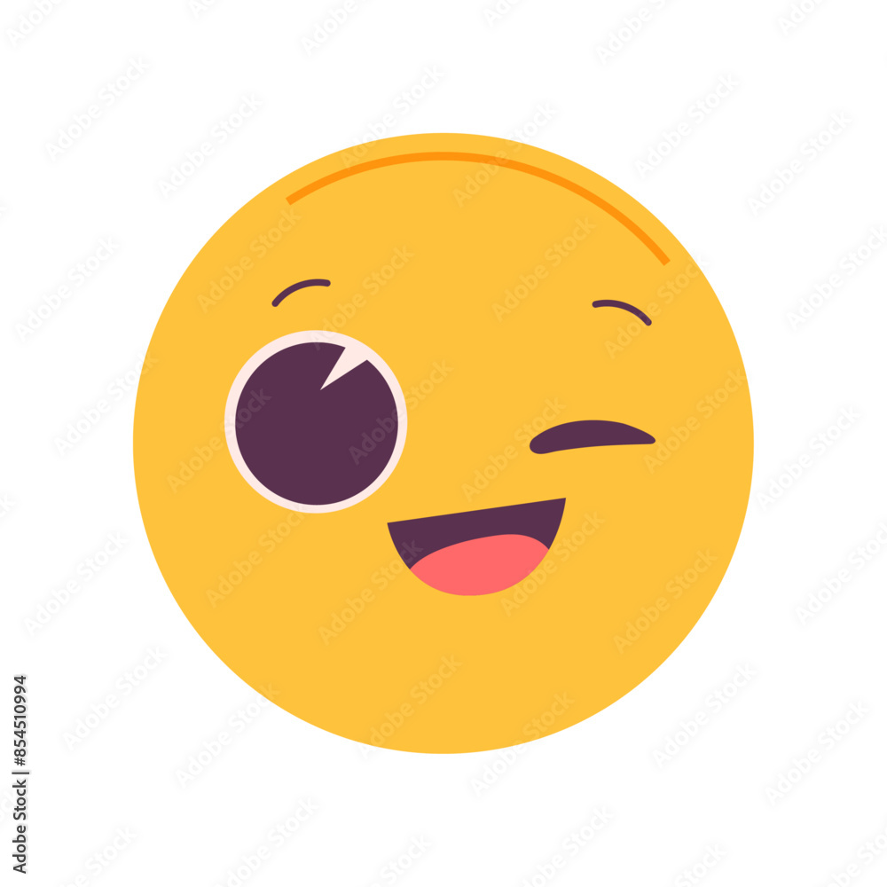 Hand drawn emoji illustration on white background Hand drawn emoji illustration on white background
