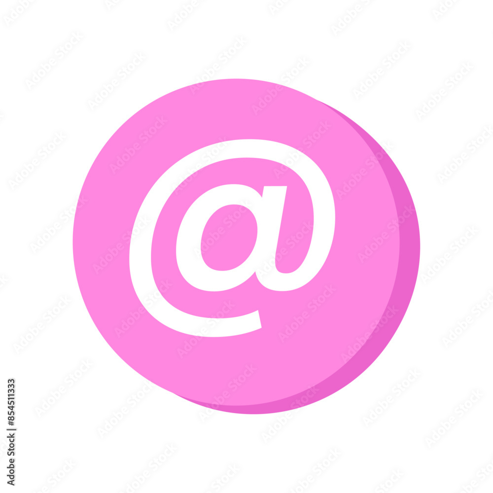 At online internet symbol icon on white background At online internet symbol icon on white background