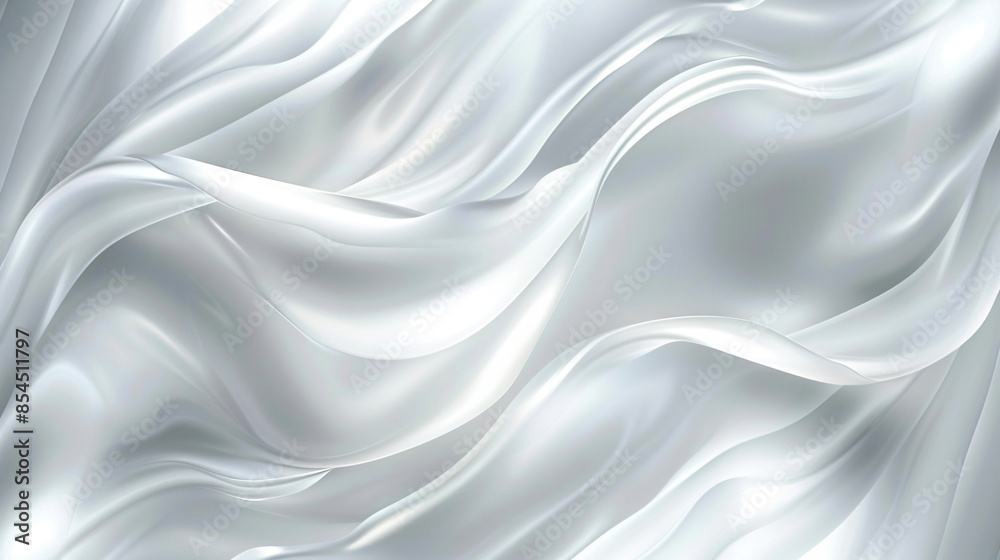 Abstract white background with smooth lines and gradients, soft light and shadow effects, elegant silver color scheme Abstract white background with smooth lines and gradients, soft light and shadow effects, elegant silver color scheme