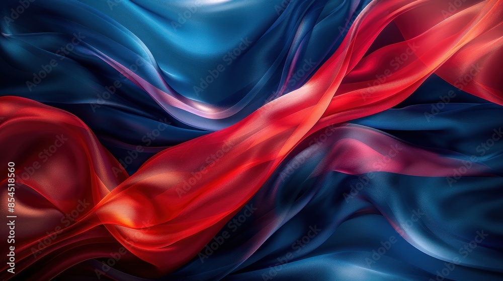 Abstract Swirling Fabric in Vibrant Hues Abstract Swirling Fabric in Vibrant Hues