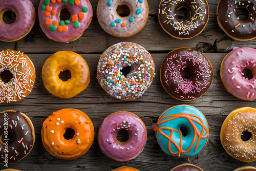 colorful donuts