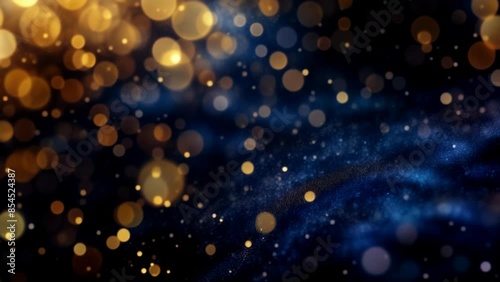 Sparkling Abstract Background. Shimmering Lights and Textures for Design. 4K Loop Footage for Videos and Social Media. 