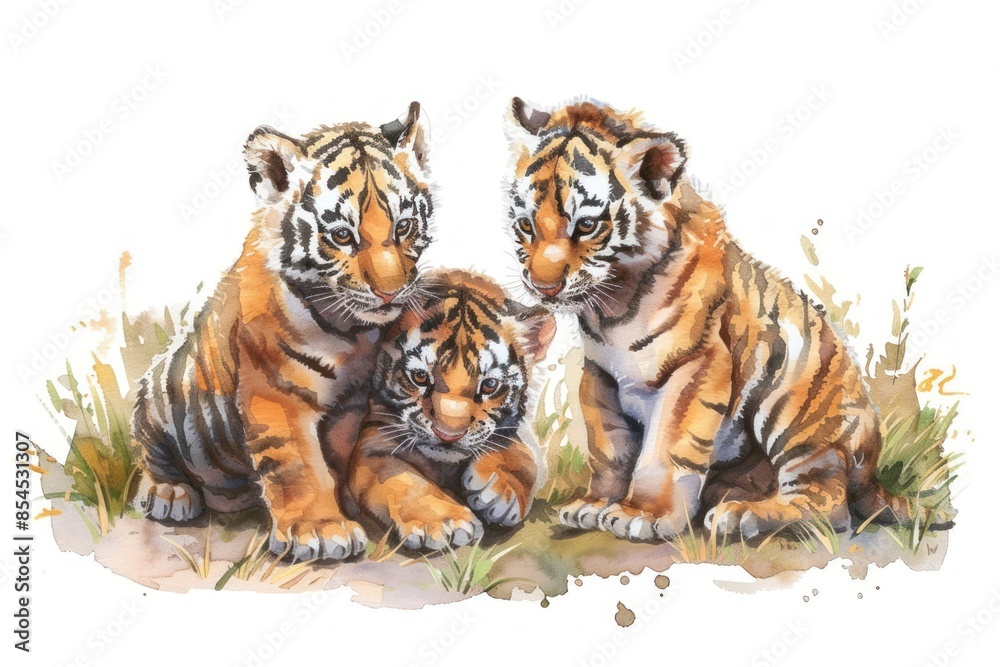 Obraz premium Tiger wildlife animal mammal.