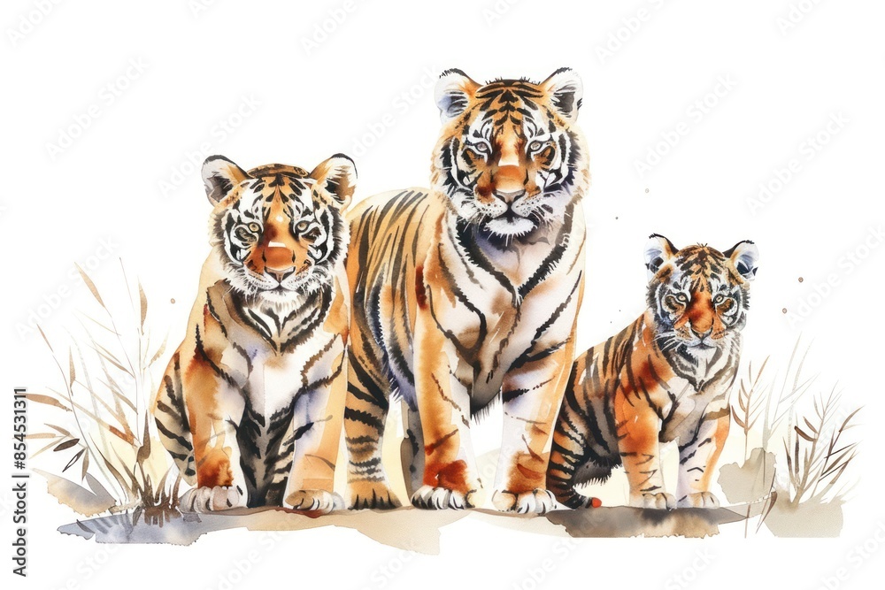 Obraz premium Tiger wildlife animal mammal.