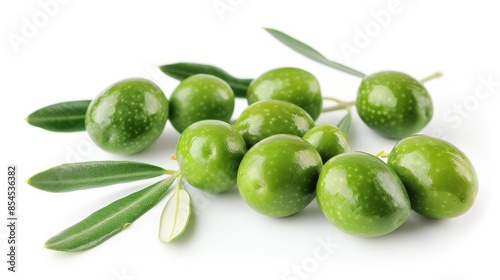 Wallpaper Mural Olive separated on a white background Torontodigital.ca