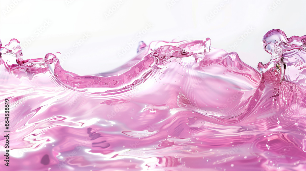 custom made wallpaper toronto digitalElegant Pink Liquid Movement on White Background