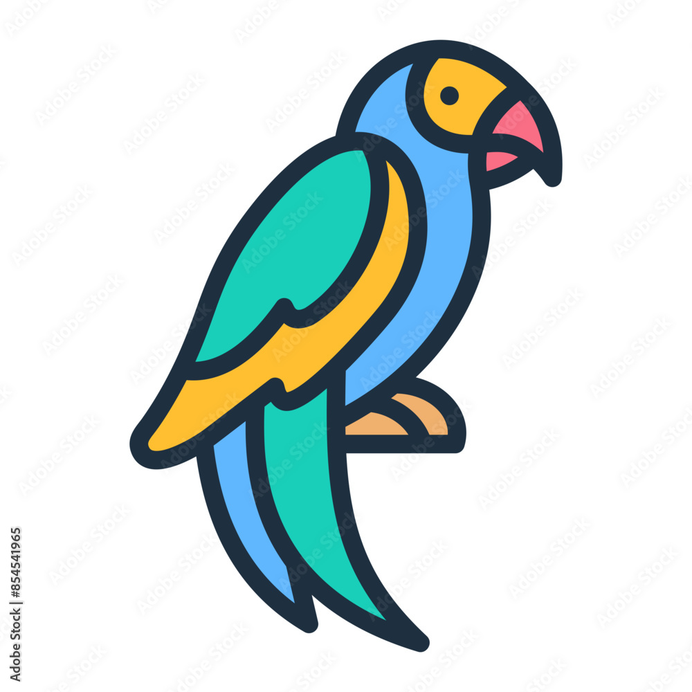 Obraz premium Parrot Icon