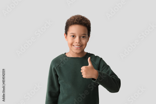 Little African-American boy...