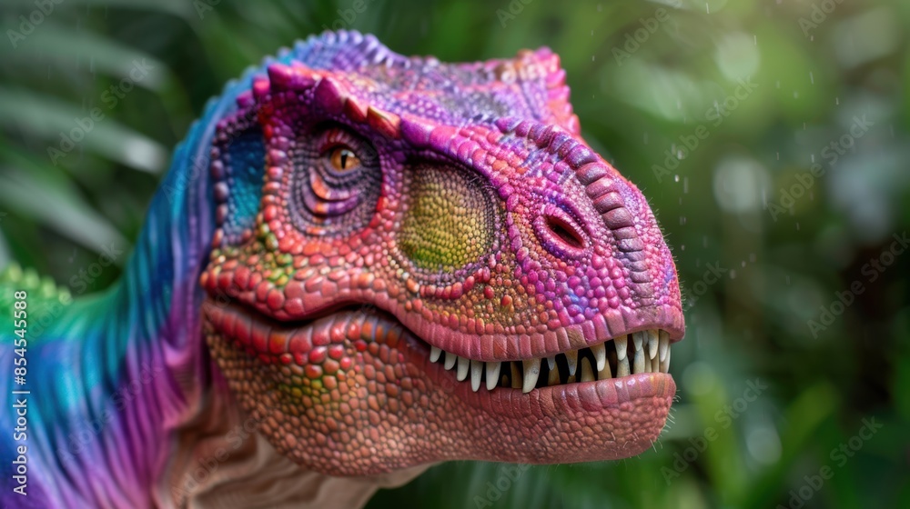 Colorful chameleon close-up Colorful chameleon close-up