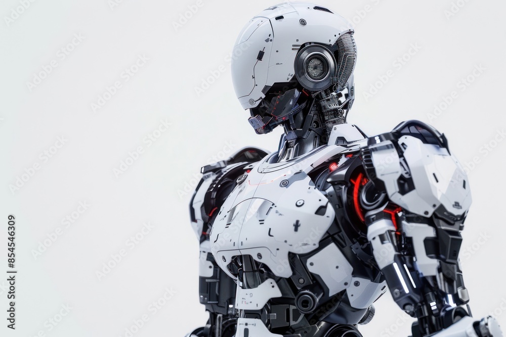 Future artificial intelligence robot person helmet adult. Future artificial intelligence robot person helmet adult.