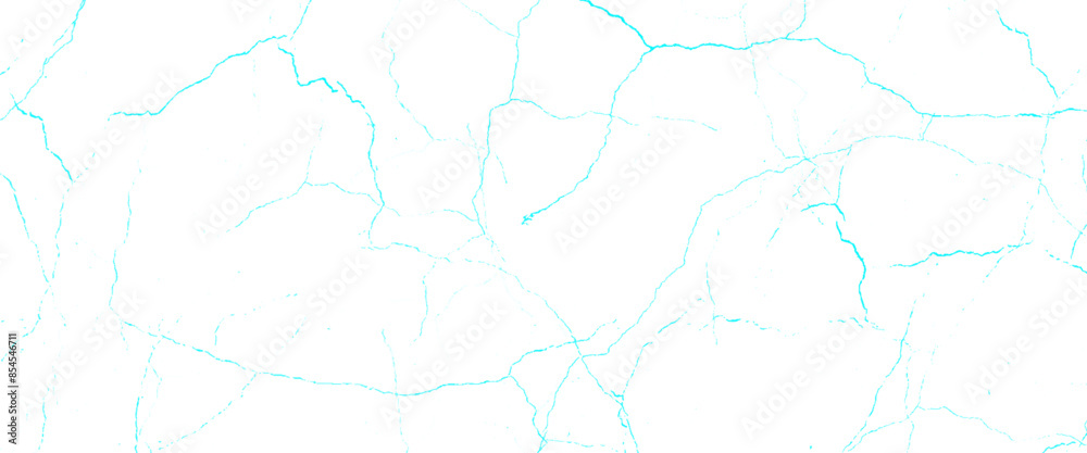 Obraz premium Vector marble pattern with blue cracks Transparent texture.