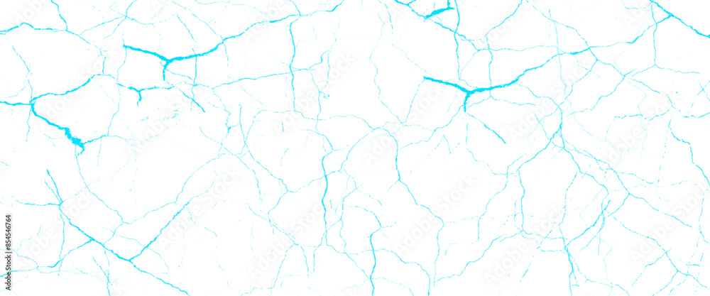 Fotografija Vector marble pattern with blue cracks Transparent texture.