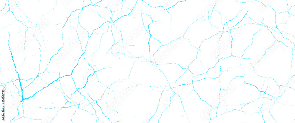 Obraz premium Vector marble pattern with blue cracks Transparent texture.