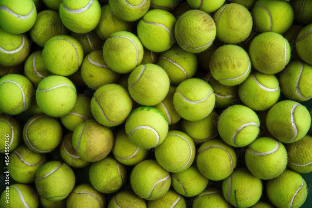 Tennis Balls Collection for Tennis Court Exercise and Fitness Sport Tennis Balls Collection for Tennis Court Exercise and Fitness Sport
