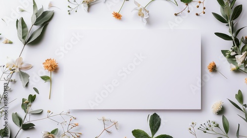 Text block on a blank white backdrop