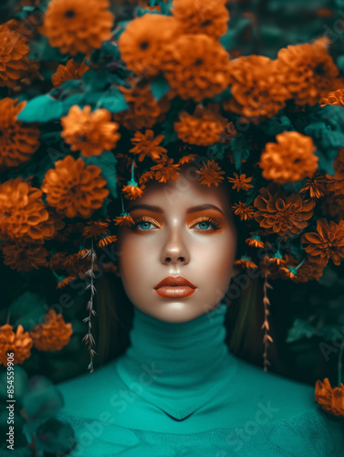 A vibrant portrait of a Lat...