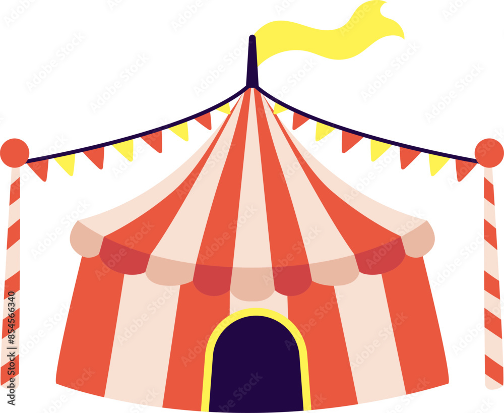 Circust tent illustration