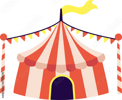 Circust tent illustration