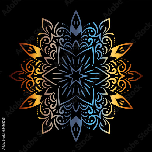 mandala art for template,Flower Mandala. Vintage decorative elements. Oriental pattern, illustration. Islam, Arabic, Indian, mystic, ottoman motifs. Ethnic mandala, traditional design