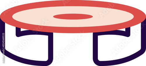 Trampoline carnaval illustration