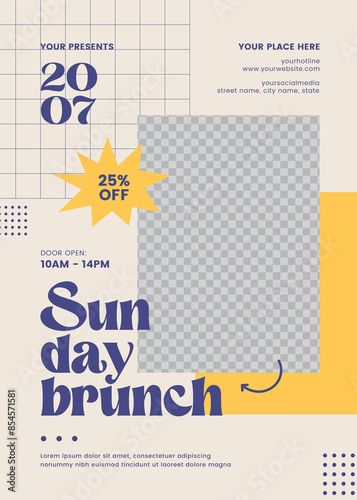 Sunday Brunch Flyer