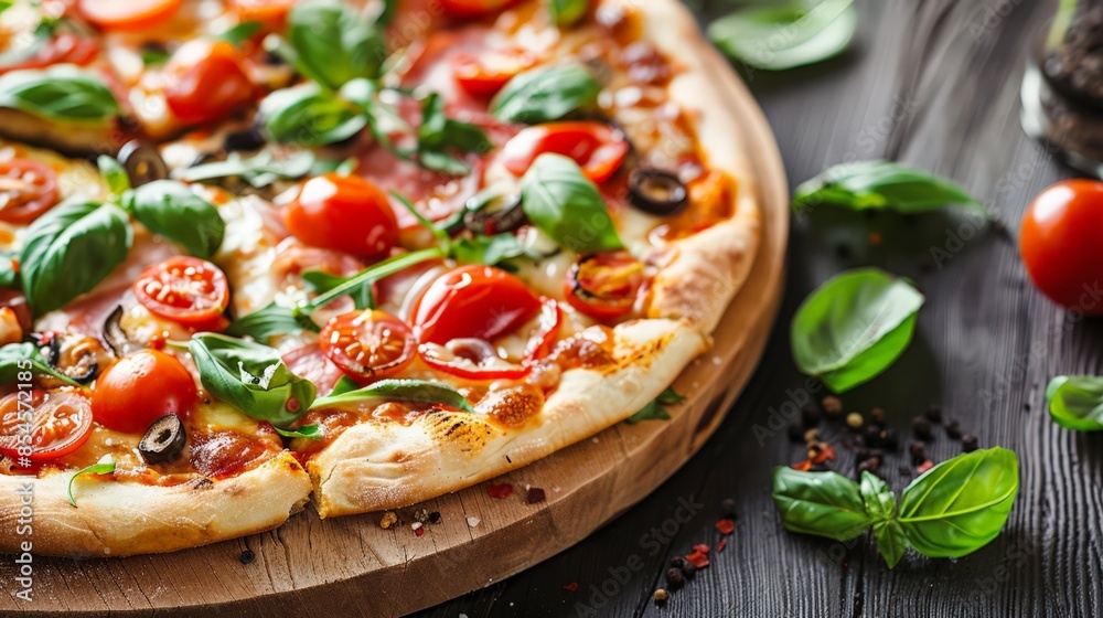 Gourmet pizzas elevate the dining experience with unique and creative toppings. Gourmet pizzas elevate the dining experience with unique and creative toppings.