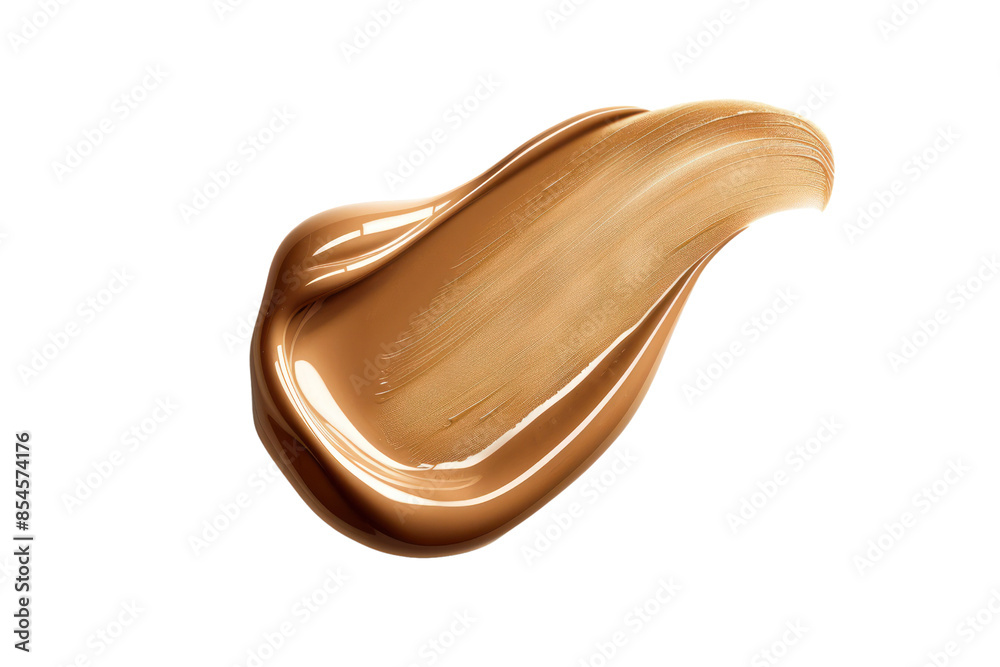 High-quality beige foundation smear on white background. Perfect for beauty, makeup, and skincare-related designs and promotions. High-quality beige foundation smear on white background. Perfect for beauty, makeup, and skincare-related designs and promotions.