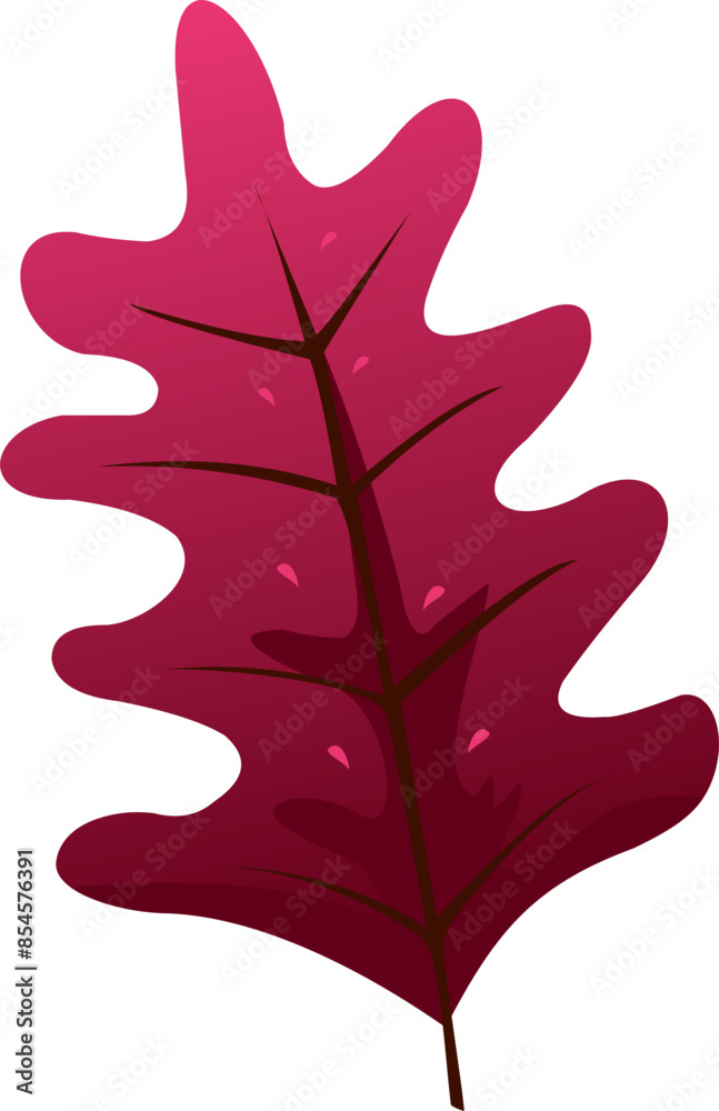 Obraz premium autumn leaf illustration