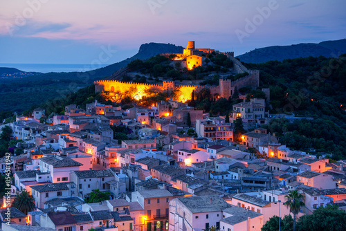 Castle of Capdepera, 14th century. Capdepera. Mallorca.Balearic Islands. Spain. photo