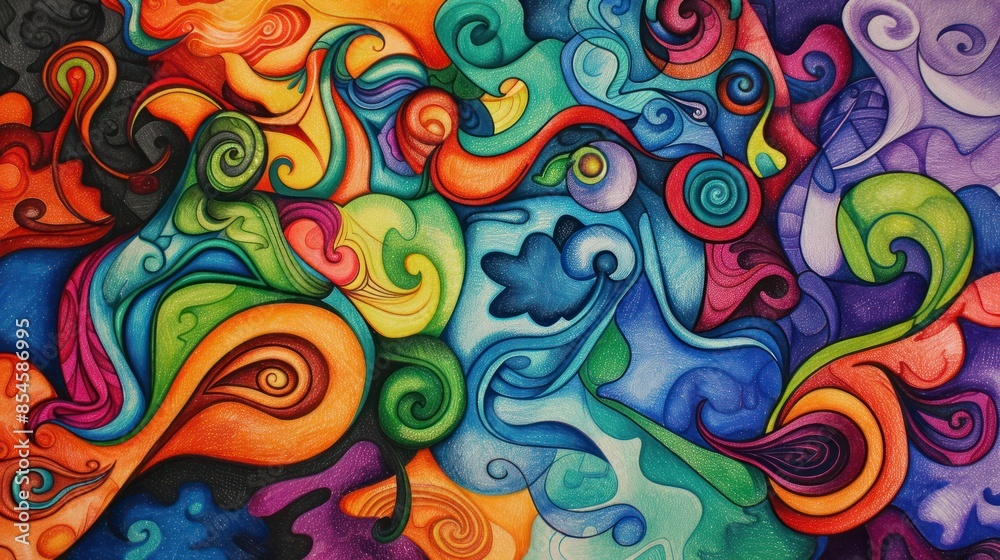 Fototapeta premium pencil drawing of Colorful raster drawings --ar 16:9 Job ID: 1a3802b3-7cd0-4e88-8283-5f50a83c2c10