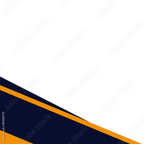 Free Download Blue and Yellow Modern Border - GFXLoad