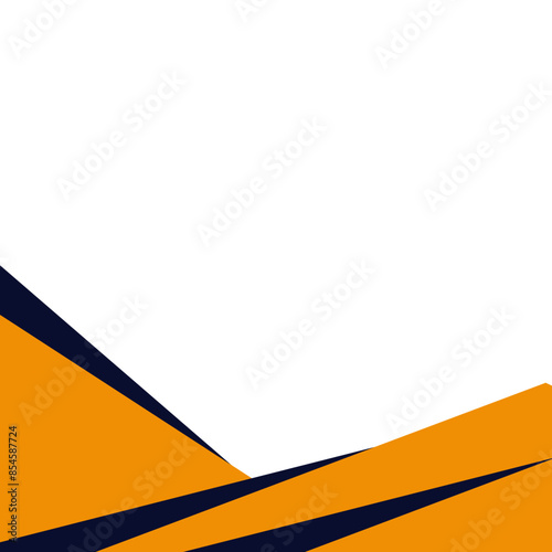 Free Download Blue and Yellow Modern Border - GFXLoad